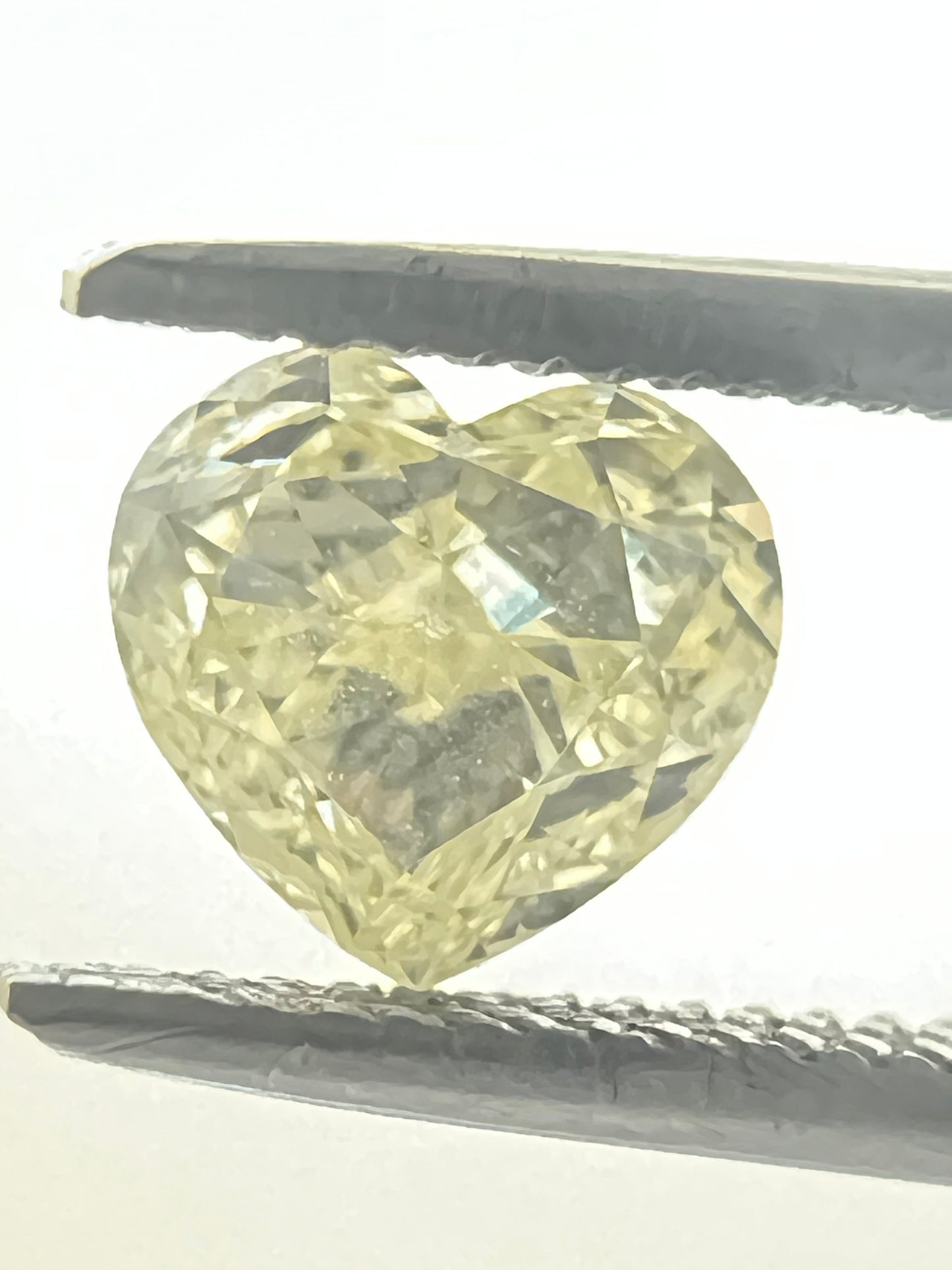 Fancy Yellow Heart Diamond, GIA Natural Diamond